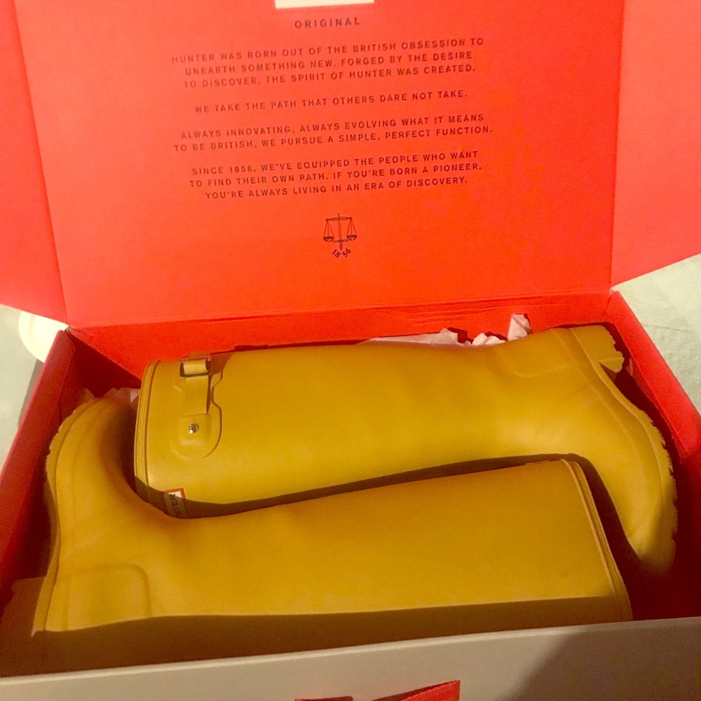 Yellow (Fennel) Tall Hunter Boots